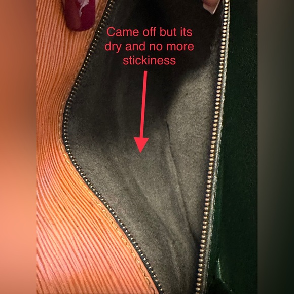 LOUIS VUITTON CLUTCH BAG SELLIER DRAGONNE BROWN EPI WITH KEY🌟 AUTHENTIC 🌟 - Picture 8 of 16